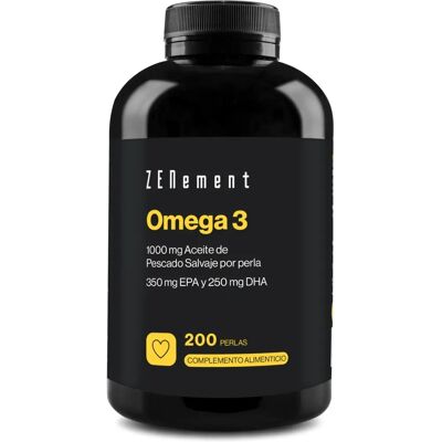 Zenement Omega-3 Fish Oil 200 Softgels - Max Concentration Zenement Omega-3 Fish Oil 200 Softgels - Max Concentration