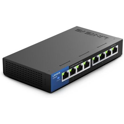 Linksys LGS108 Switch Ethernet Gigabit não gerenciado Linksys LGS108 Switch Ethernet Gigabit não gerenciado