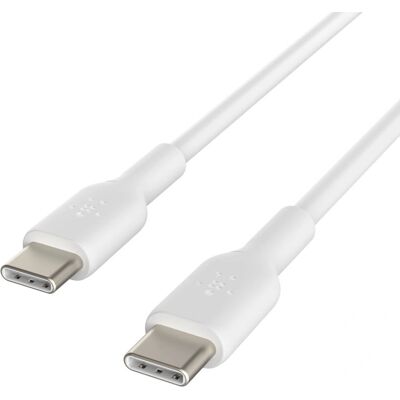 Belkin USB-C naar USB-C Kabel - 2m Wit Belkin USB-C naar USB-C Kabel - 2m Wit