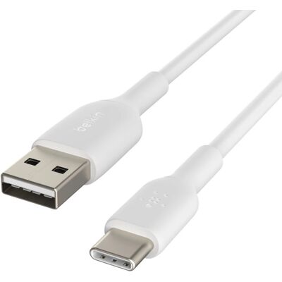 Belkin USB-C to USB-A Kaapeli 3m Valkoinen - USB Kaapeli Belkin USB-C to USB-A Kaapeli 3m Valkoinen - USB Kaapeli