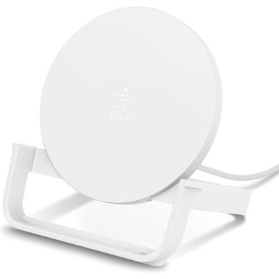 Belkin Vezeték nélküli Töltőállvány - Fehér - Gyors vezeték nélküli töltés Belkin Vezeték nélküli Töltőállvány - Fehér - Gyors vezeték nélküli töltés