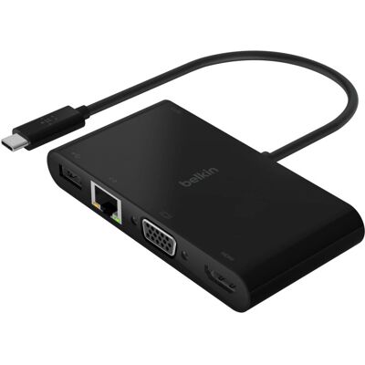 Belkin AVC004BTBK kannettava telakka - 100W, HDMI, Ethernet, USB-C Belkin AVC004BTBK kannettava telakka - 100W, HDMI, Ethernet, USB-C
