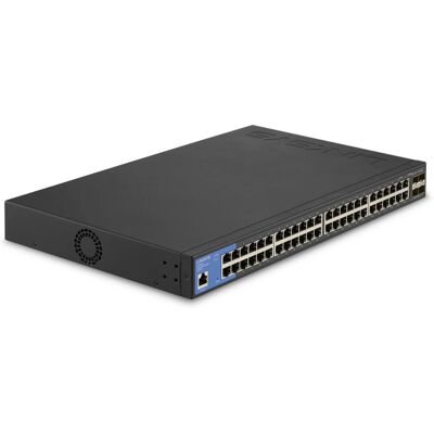 Switch réseau géré Linksys LGS352C-EU 48 ports Gigabit PoE+ L3 Switch réseau géré Linksys LGS352C-EU 48 ports Gigabit PoE+ L3