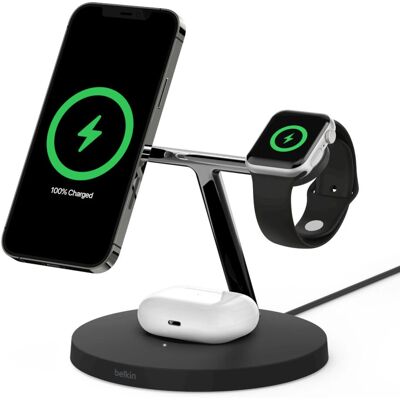 Caricatore wireless Belkin BoostCharge Pro 3-in-1 MagSafe Caricatore wireless Belkin BoostCharge Pro 3-in-1 MagSafe