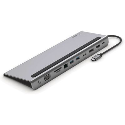 Belkin INC004BTSGY Dock per laptop - 11-in-1, Nero/Grigio Belkin INC004BTSGY Dock per laptop - 11-in-1, Nero/Grigio