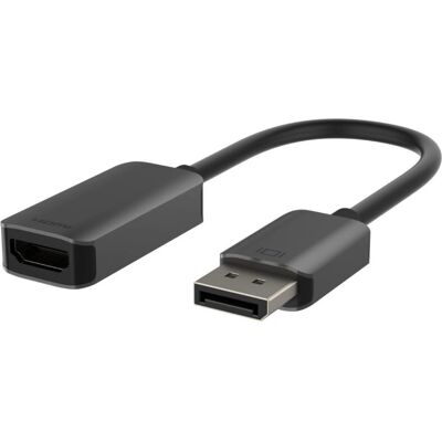 Belkin DisplayPort till HDMI-Adapter - Svart 0,22 m Belkin DisplayPort till HDMI-Adapter - Svart 0,22 m