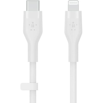 Cable USB-C a Lightning Belkin CAA009BT2MWH - 2m Blanco Cable USB-C a Lightning Belkin CAA009BT2MWH - 2m Blanco