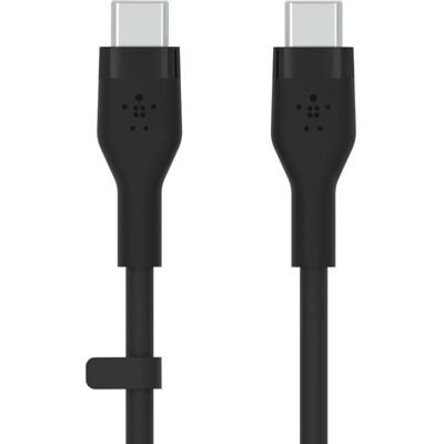 Belkin Flex USB C Kabel - 60W Snabbladdning - Svart Belkin Flex USB C Kabel - 60W Snabbladdning - Svart