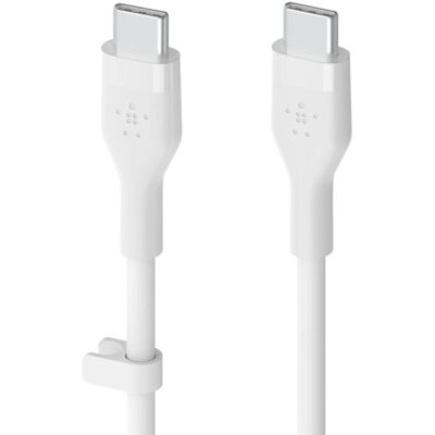 Câble USB-C Belkin Compact - Blanc 3m - Publicité Câble USB-C Belkin Compact - Blanc 3m - Publicité