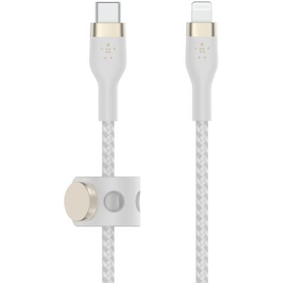 Belkin CAA011BT2MWH Lightning-kabel - 2m USB-C til Lightning Belkin CAA011BT2MWH Lightning-kabel - 2m USB-C til Lightning