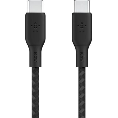 Câble USB-C à USB-C Belkin 3m - Noir - Charge rapide & Transfert de données Câble USB-C à USB-C Belkin 3m - Noir - Charge rapide & Transfert de données