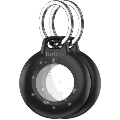 Belkin Vattentät Apple AirTag-hållare med nyckelring - Säkert tillbehör Belkin Vattentät Apple AirTag-hållare med nyckelring - Säkert tillbehör