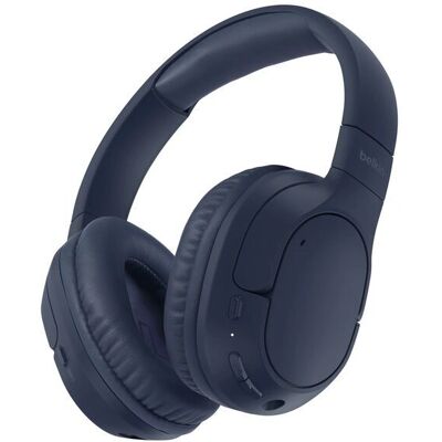 Belkin AUD009HQBL Wireless Headphones - Headphones - Blue Belkin AUD009HQBL Wireless Headphones - Headphones - Blue