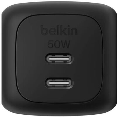 Caricabatterie USB-C Doppio Belkin WCH019KQBK - Nero Caricabatterie USB-C Doppio Belkin WCH019KQBK - Nero