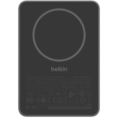 Belkin BPD010hqBK 5000mAh Draadloze Powerbank - Compact, Magnetisch Belkin BPD010hqBK 5000mAh Draadloze Powerbank - Compact, Magnetisch