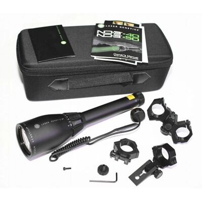 Kandar Laser Genetics ND3x40 Laserová svítilna - Výkonná, Zelená, montáž na hledí Kandar Laser Genetics ND3x40 Laserová svítilna - Výkonná, Zelená, montáž na hledí