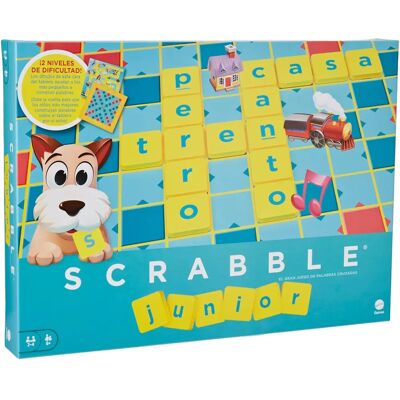 Mattel Scrabble Junior - Jeu éducatif de mots pour enfants Mattel Scrabble Junior - Jeu éducatif de mots pour enfants
