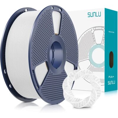 SUNLU - PLA+ 1.75mm - Blanc - 1kg - Filament d'imprimante 3D - Publicité SUNLU - PLA+ 1.75mm - Blanc - 1kg - Filament d'imprimante 3D - Publicité