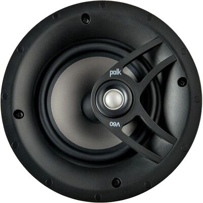 Polk Audio V60 2-Way Loudspeaker - Black Polk Audio V60 2-Way Loudspeaker - Black