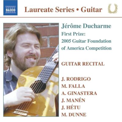 Naxos Jerome Ducharme - Vinnare av GFA-tävlingen 2005 - Musik CD Naxos Jerome Ducharme - Vinnare av GFA-tävlingen 2005 - Musik CD