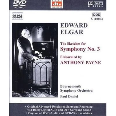 NAXOS Elgar / Payne / Daniel / Bournemouth Symphonie 3 - DVD Musical - Publicité NAXOS Elgar / Payne / Daniel / Bournemouth Symphonie 3 - DVD Musical - Publicité