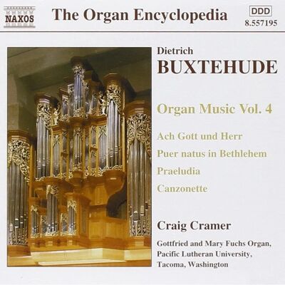 NAXOS Craig Cramer Vol. 4 - Organ Works - Music Album NAXOS Craig Cramer Vol. 4 - Organ Works - Music Album