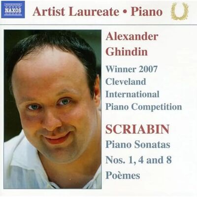 NAXOS Alexander Ghindin - Sonatas para piano 1, 4 & 8 - Música clásica NAXOS Alexander Ghindin - Sonatas para piano 1, 4 & 8 - Música clásica