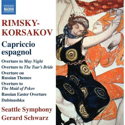 Naxos Gerard Schwarz - Capriccio Espagnol Op 34 - CD musicale Naxos Gerard Schwarz - Capriccio Espagnol Op 34 - CD musicale