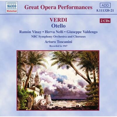 NAXOS G. Verdi - Otello - Opernaufnahme - Musik CD NAXOS G. Verdi - Otello - Opernaufnahme - Musik CD