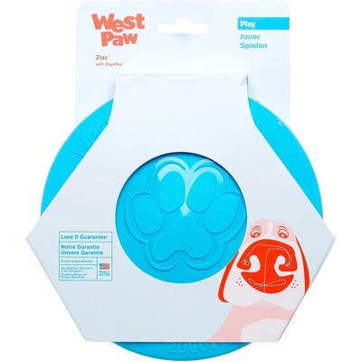 West Paw Zisc s 17CM Turchese - Giocattolo per cani / Frisbee West Paw Zisc s 17CM Turchese - Giocattolo per cani / Frisbee