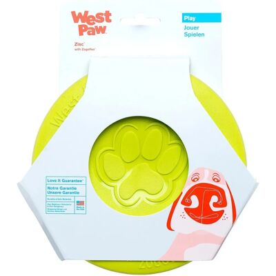 West Paw Zisc Green Dog Frisbee - Dog Toy West Paw Zisc Green Dog Frisbee - Dog Toy