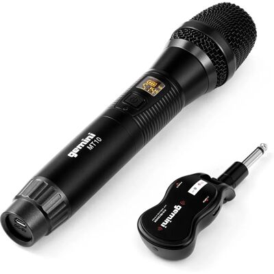 Gemini GMU-M100 Draadloos Microfoonsysteem - UHF 50m Gemini GMU-M100 Draadloos Microfoonsysteem - UHF 50m