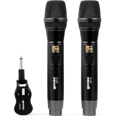 Gemini GMU-M200 - Drahtloses Mikrofon-System - 50m Reichweite Gemini GMU-M200 - Drahtloses Mikrofon-System - 50m Reichweite