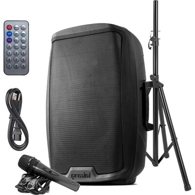 Gemini AS-2115BT-PK - Sistema di altoparlanti attivi portatile Gemini AS-2115BT-PK - Sistema di altoparlanti attivi portatile