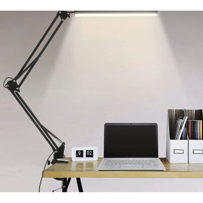 Alpha Lights - LED Desk Lamp - Clamp - 3 Color Modes Alpha Lights - LED Desk Lamp - Clamp - 3 Color Modes