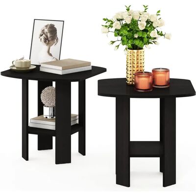 Furinno Design Simple Table d'Angle - Table d'Angle Furinno Design Simple Table d'Angle - Table d'Angle