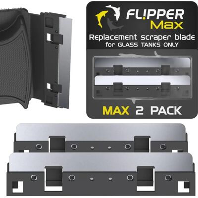 Lâminas magnéticas para raspador Flipper MAX - 2 peças Lâminas magnéticas para raspador Flipper MAX - 2 peças