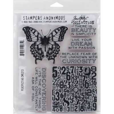 Stampers Anonymous Mounted Stamp - Montage à clip, 6 tampons en mousse Stampers Anonymous Mounted Stamp - Montage à clip, 6 tampons en mousse