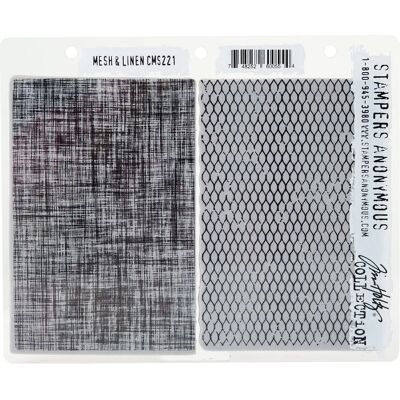 Tim Holtz Mesh & Linen Stamps - Stamps Tim Holtz Mesh & Linen Stamps - Stamps