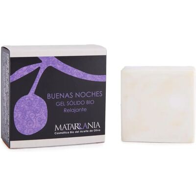 Matarrania Good Night Organic Solid Shower Gel - Relaxing, Vegan, Eco-friendly Matarrania Good Night Organic Solid Shower Gel - Relaxing, Vegan, Eco-friendly
