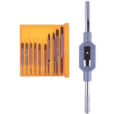 GOTRAYS - 11pzs Mini Machos M1-M1.8 - Soportes de acero - Juego de Machos GOTRAYS - 11pzs Mini Machos M1-M1.8 - Soportes de acero - Juego de Machos