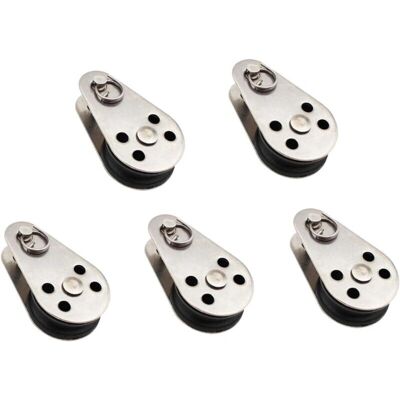 GOTRAYS - M25 - 20 piezas - acero inoxidable - bloque de poleas GOTRAYS - M25 - 20 piezas - acero inoxidable - bloque de poleas