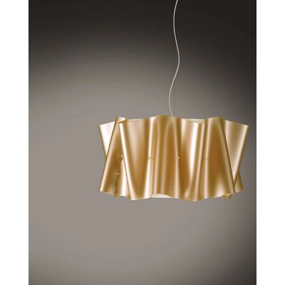 LINEA ZERO - Moderner Fünf-Licht-Hängeleuchte in Polilux Oro LINEA ZERO - Moderner Fünf-Licht-Hängeleuchte in Polilux Oro
