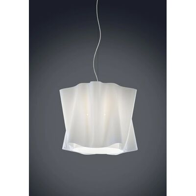 LINEA ZERO - Moderne Hängeleuchte mit Polilux Weiß 40cm - Pendellampe LINEA ZERO - Moderne Hängeleuchte mit Polilux Weiß 40cm - Pendellampe
