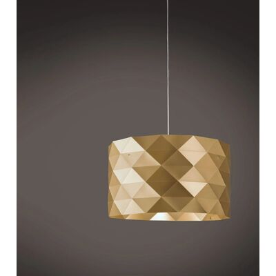 IPERBRIKO Linea Zero - Lámpara de Suspensión Moderna 3 Luces Oro Italiano IPERBRIKO Linea Zero - Lámpara de Suspensión Moderna 3 Luces Oro Italiano