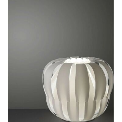 IPERBRIKO Linea Zero - Lámpara de mesa moderna 1 luz Polilux blanca Italia IPERBRIKO Linea Zero - Lámpara de mesa moderna 1 luz Polilux blanca Italia