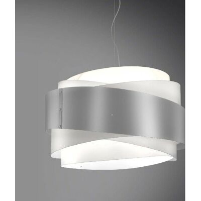 Lámpara de Suspensión LINEA ZERO Plata - 3 Luces - Diámetro 60cm Lámpara de Suspensión LINEA ZERO Plata - 3 Luces - Diámetro 60cm