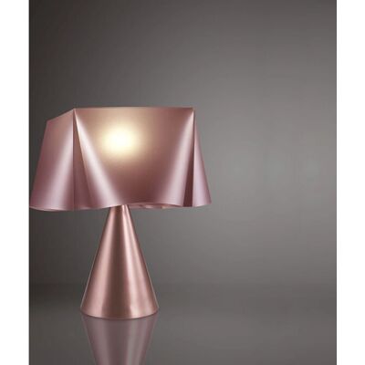 Lámpara de Mesa Cono LINEA ZERO - Metal Rosa Lámpara de Mesa Cono LINEA ZERO - Metal Rosa