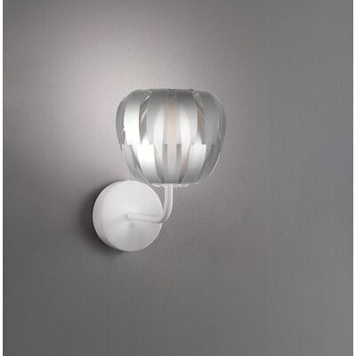LINEA ZERO - Lámpara de Pared Plateada - Moderna 1 Luz Decoración Italiana LINEA ZERO - Lámpara de Pared Plateada - Moderna 1 Luz Decoración Italiana