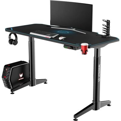 Ultradesk UDESKLVABL - Bureau gaming en acier réglable Ultradesk UDESKLVABL - Bureau gaming en acier réglable